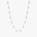 Diamond Bezel Station Necklace - Image 2