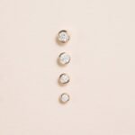 Natural Diamond Bezel Studs - Image 6