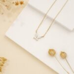Natural Diamond Butterfly Necklace - Image 3