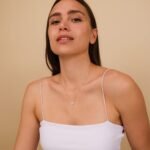 Natural Diamond Disc Necklace - Image 4