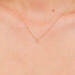 Natural Diamond Horseshoe Necklace - Image 5