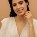 Diamond Initial Paperclip Necklace - Image 4