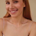 Diamond Lightning Bolt Drop Necklace - Image 3