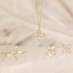 Natural Diamond Marquise Clover Earrings - Image 5