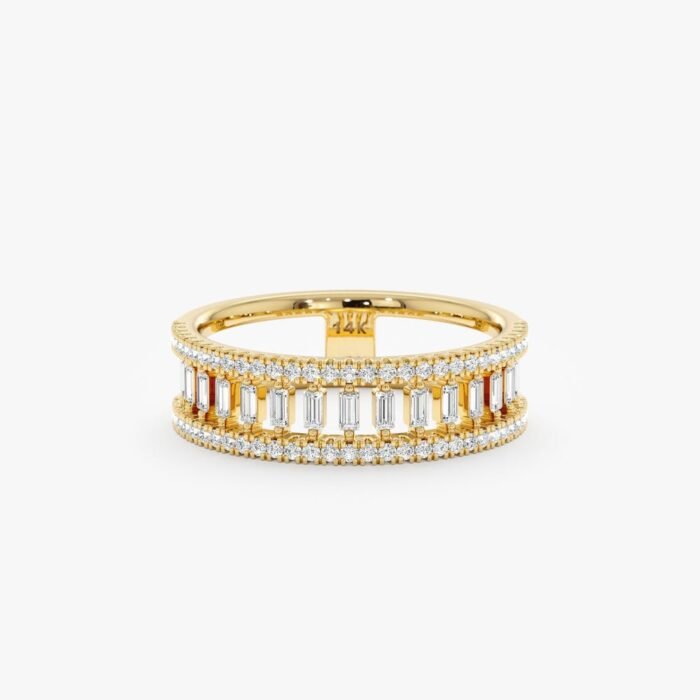 Diamond Pillars Ring