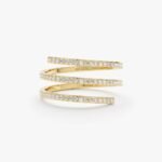 Diamond Spiral Ring
