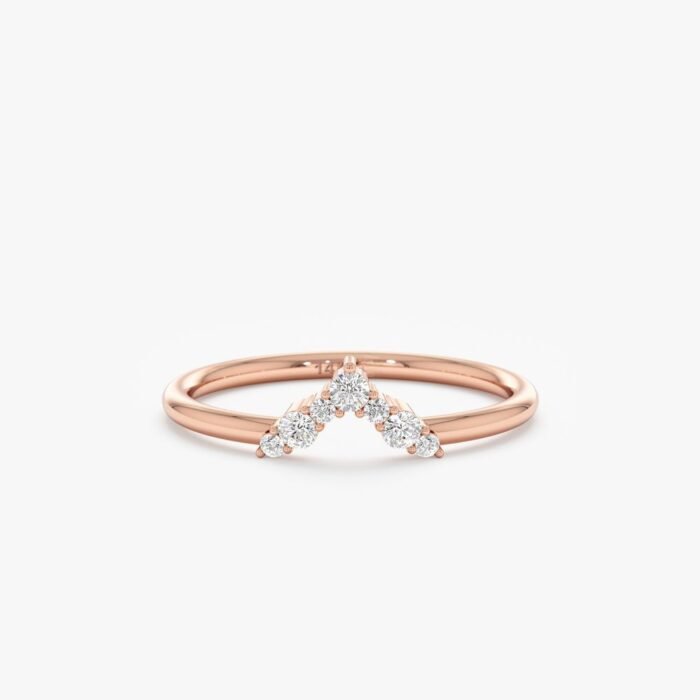 Diamond V Shape Nesting Ring
