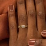 Emerald Cut Natural Diamond Cuban Chain Ring - Image 5