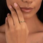 14K Solid Gold Emerald Eternity Band - Image 6