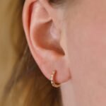 Flush Set Natural Diamond Huggies - Image 4