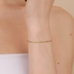 Gold Bar Station Necklace - Image 4