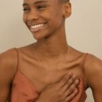 Grey Diamond Station Necklace - Image 2