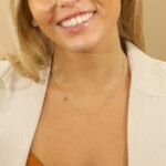 Initials & Diamonds Station Necklace - Image 4