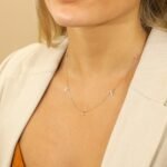 Initials & Diamonds Station Necklace - Image 6