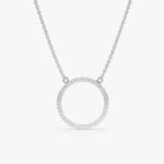 Large Circle Of Life Diamond Necklace - Image 2