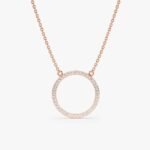 Large Circle Of Life Diamond Necklace - Image 3
