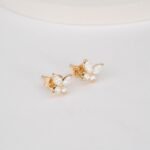 Marquise Natural Diamond Butterfly Studs - Image 3