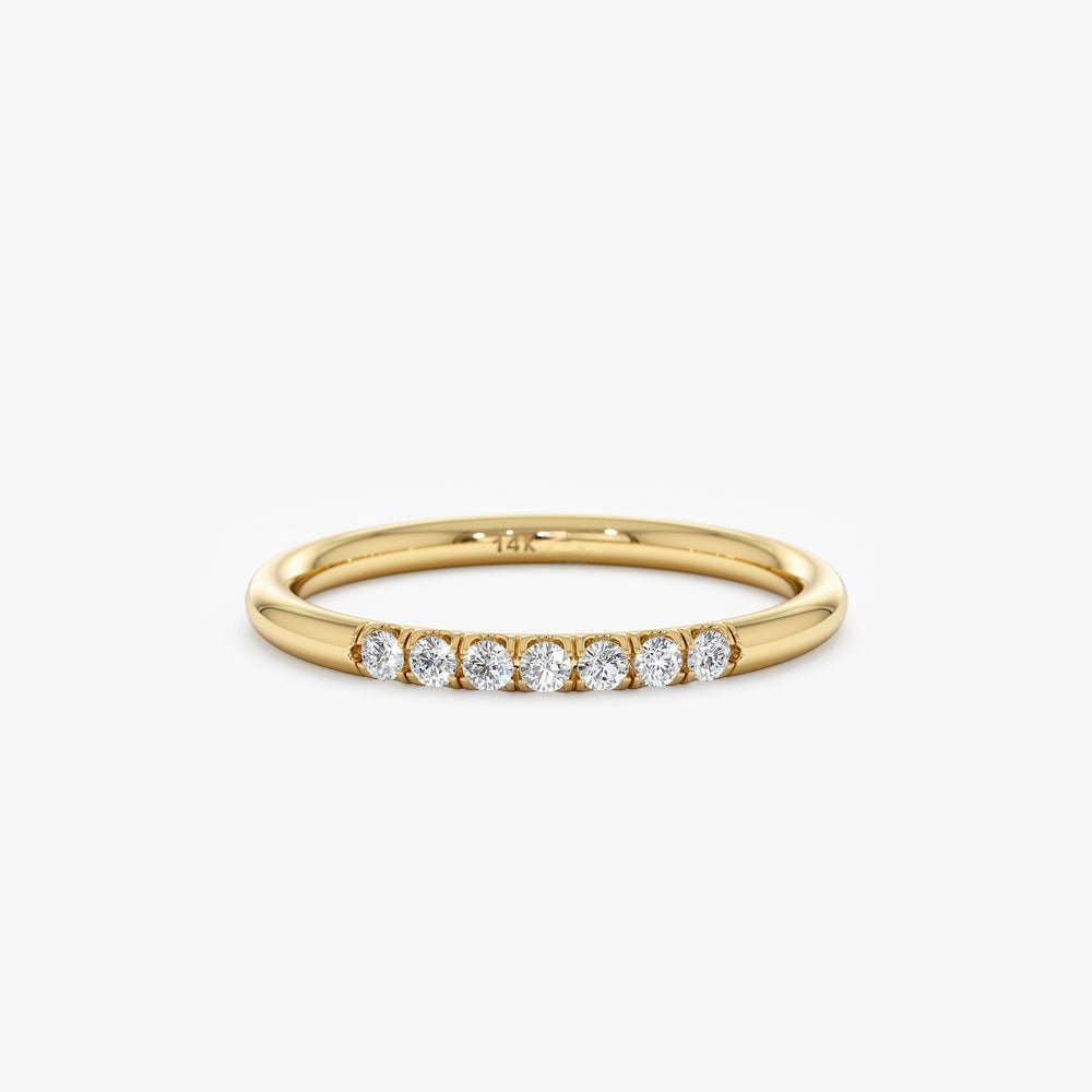 Natural Diamond Stacking Ring
