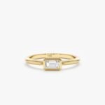 Octagon Natural Diamond Ring