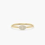 Pave Diamond Evil Eye Ring