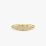 Pave Diamond Wide Ring