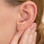 Paved Natural Diamond Rhombus Studs - Image 4