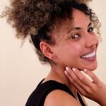 14K Solid Gold Pear Cut Emerald Diamond Stud Earrings - Image 3