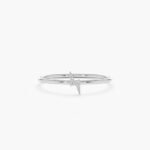 Petite Diamond Lightning Bolt Ring