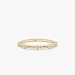 Petite Natural Diamond Stacking Ring
