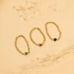 18K Solid Gold Ruby Chain Ring - Image 6
