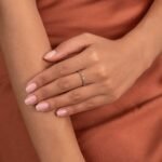 14K Solid Gold Sapphire Half Eternity Band - Image 4