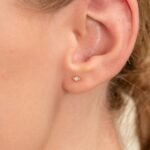 Single Natural Diamond Eye Studs - Image 5