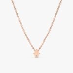 Single Natural Diamond Hamsa Necklace - Image 5