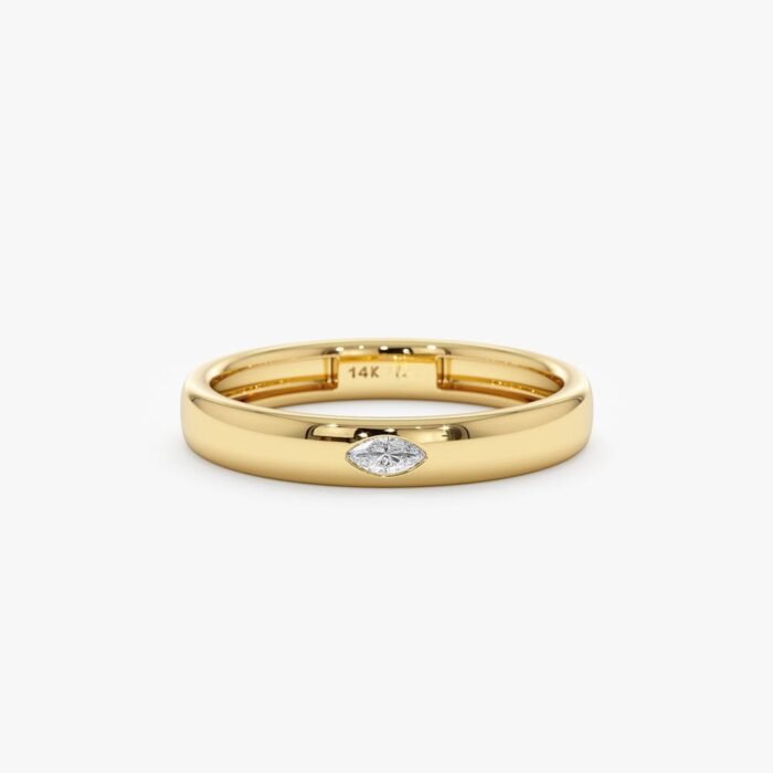 Single Marquise Diamond Ring