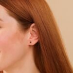 18K Solid Gold Black Natural Diamond Studs - Image 3