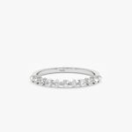 Solid Gold Diamond Dot Ring