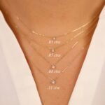 Solitaire Diamond Necklace - Image 7