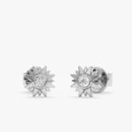 Sunflower Natural Diamond Studs - Image 3
