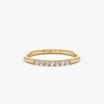 Natural Diamond Stacking Ring