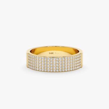 Pave Diamond Cigar Band