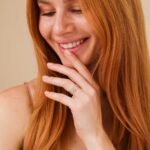 18K Solid Gold Flat Bead Natural Diamond Eternity Ring - Image 4