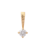 14K Gold Lab Grown Diamond Pendant