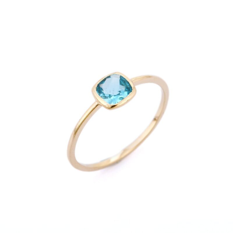 14k solid gold topaz everyday ring gj579 2