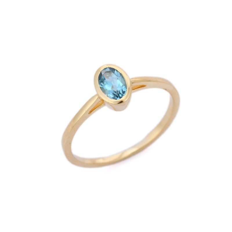 14k solid gold topaz ring gj612 2