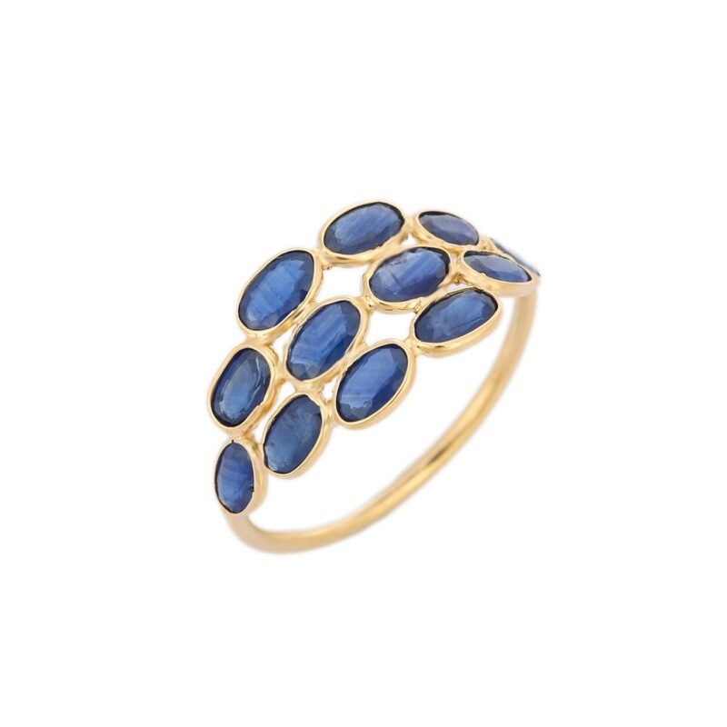 14k solid gold unique sapphire ring gj463 2