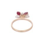 18K Solid Gold Ruby Ring - Image 5