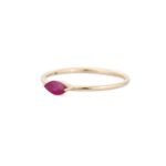 14K Solid Gold Ruby Ring - Image 3