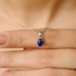 14K Solid Gold Lapis Lazuli Combo Jewelry Set - Image 3