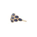 18K Solid Gold Sapphire Ring - Image 3