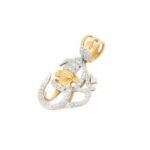 14K Gold Diamond Ganesha Pendant - Image 2
